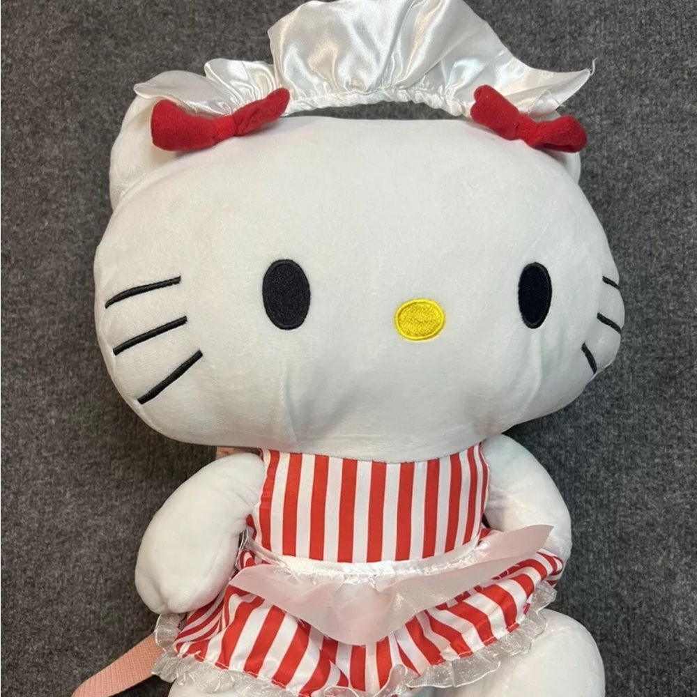 Hello kitty backpack plush chef‎
